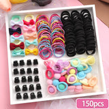 Elastic Hair Bands Set Flower Hair Ring