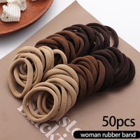 Elastic Hair Bands Set Flower Hair Ring