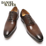 Shoes Mens Fashion Formal Pointed Toe Lace