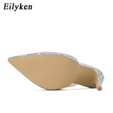 Women Party High Heels Sandals Gold Silver Shoes