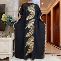 New Abaya African Dubai Turkey Dresse With Scarf High Quality