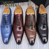 Men Shoes Snake Skin