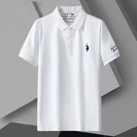 Polo Shirts Men Lapel Casual Fashion Short Sleeve Men Polos