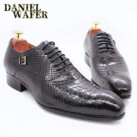 Men Shoes Snake Skin