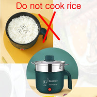 Electric Cooker Pot Mini Non-stick Cooking Machine Single/Double Layer