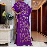 New Abaya African Dubai Turkey Dresse With Scarf High Quality