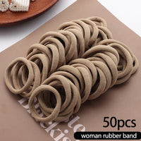 Elastic Hair Bands Set Flower Hair Ring