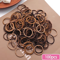 Elastic Hair Bands Set Flower Hair Ring