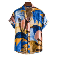 Camisas Floral Beach Shirt Summer