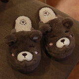 Winter Women's Slippers House Furry Men Home