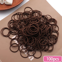 Elastic Hair Bands Set Flower Hair Ring