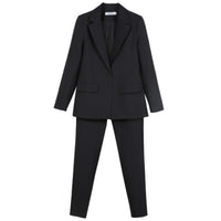 Work Pantsuits OL 2 Piece Set For Women Business Interview