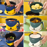 Household Electric Cooking Machine 1-2 People Hot Pot Single/Double Layer Mini