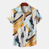 Camisas Floral Beach Shirt Summer