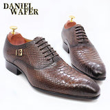 Men Shoes Snake Skin