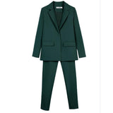 Work Pantsuits OL 2 Piece Set For Women Business Interview