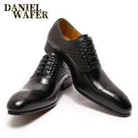 Shoes Mens Fashion Formal Pointed Toe Lace