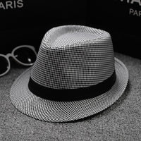 Fedoras Top Jazz Plaid Hat Spring Summer