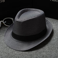 Fedoras Top Jazz Plaid Hat Spring Summer