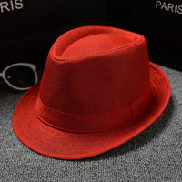 Fedoras Top Jazz Plaid Hat Spring Summer