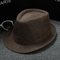 Fedoras Top Jazz Plaid Hat Spring Summer