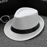 Fedoras Top Jazz Plaid Hat Spring Summer