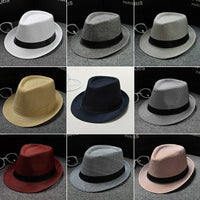 Fedoras Top Jazz Plaid Hat Spring Summer