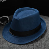 Fedoras Top Jazz Plaid Hat Spring Summer