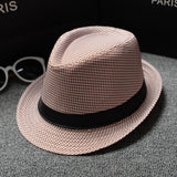 Fedoras Top Jazz Plaid Hat Spring Summer