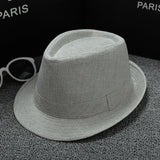 Fedoras Top Jazz Plaid Hat Spring Summer