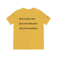 Unisex Triblend Tee Printed JESUS